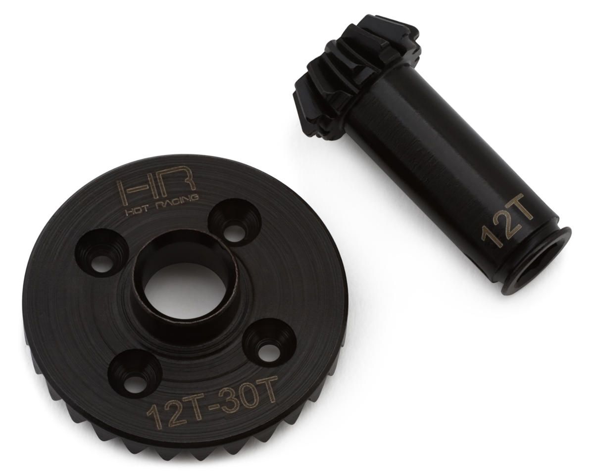 GRM9302F 30/12T Steel Helical Diff Ring/Pinion Front Gear Set GROM