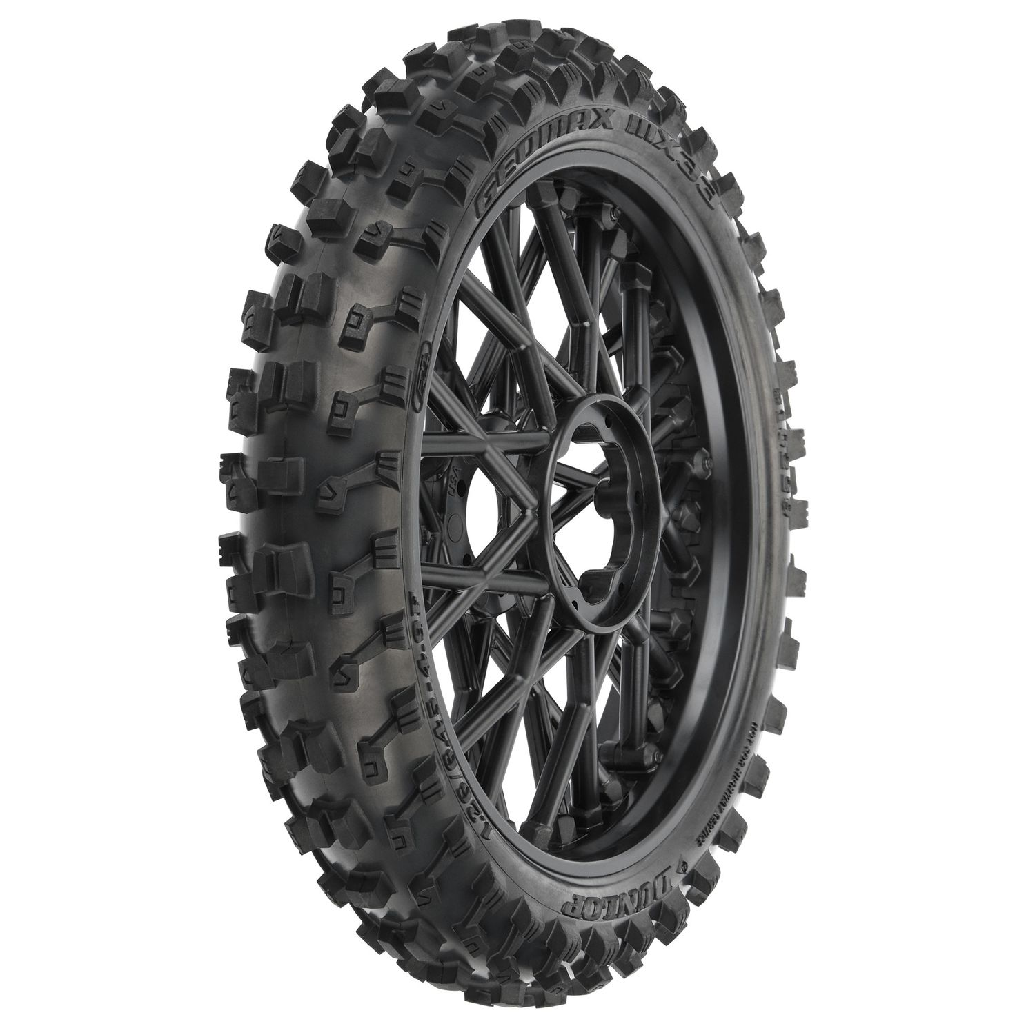 PRO1022910 Dunlop Geomax MX33 V2 Bead CR4 Front Tire MTD Bullyspoke Black: Promoto-MX