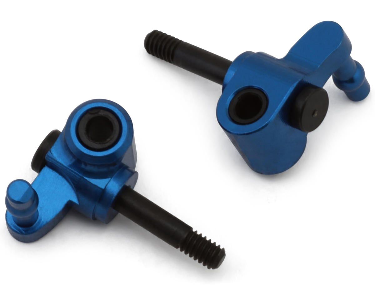 R246-1311B Kyosho MR-03 Aluminum Steering Block (Blue) (2) (1°)