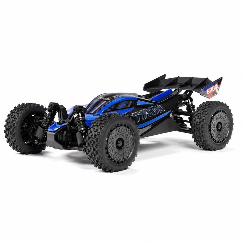 ARA2306ST2 TYPHON GROM 4X4 223S BLX BRUSHLESS SMALL SCALE BUGGY RTR WITH DSC, BATTERY &amp; CHARGER, BLUE