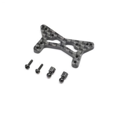 LOS-1981 Carbon Front Shock Tower: Micro-B Losi Carbon Front Shock Tower: Micro-B