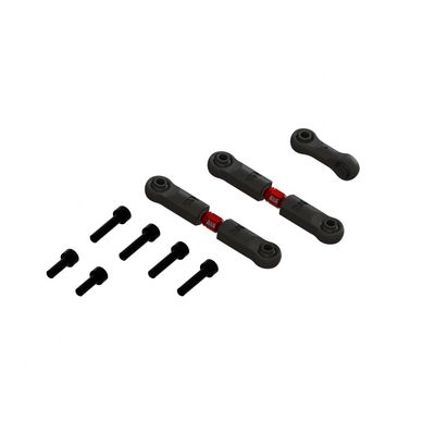 ARRMA Aluminum Adjustable Steering Links Set B (2): MOJAVE GROM