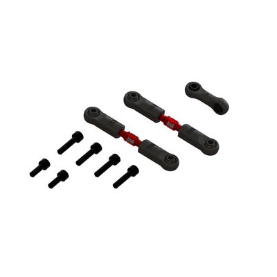 ARA340208 ADJUSTABLE STEERING LINKS ARRMA Adjustable Steering Links
