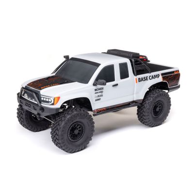 AXI-1375T1  1/10 SCX10 III Base Camp 4X4 Rock Crawler Brushed RTR, White