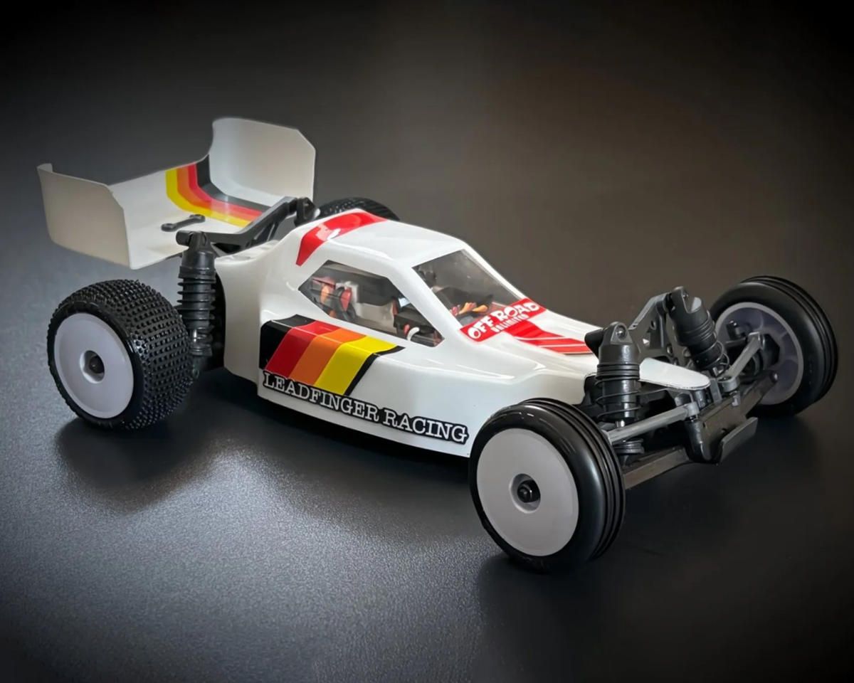LFRE4061  Leadfinger Racing Micro-B Retro-Mod Body &amp; Wing Set (Clear)