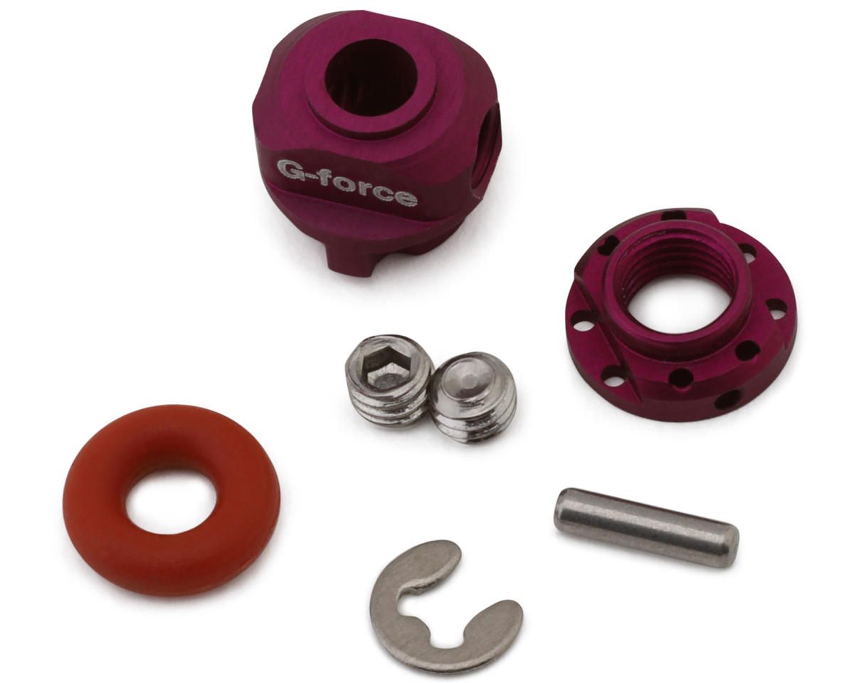 NX-USA-226-UK-P NEXX Racing Mini-Z MR02/03 Ceramic Ball Differential Locking Hub Kit (Purple)