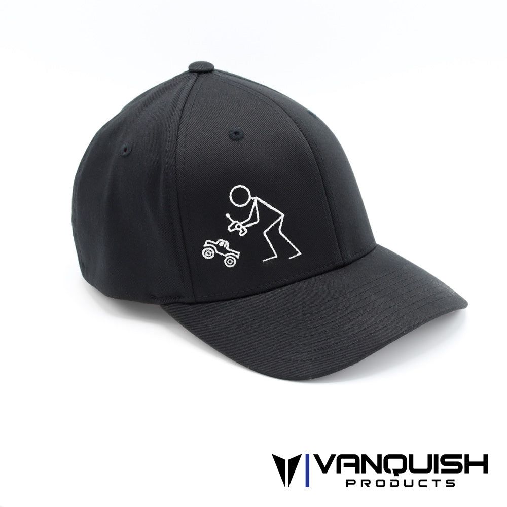 Vanquish Products Flex Fit Hat - #CompStance - L/XL - Black