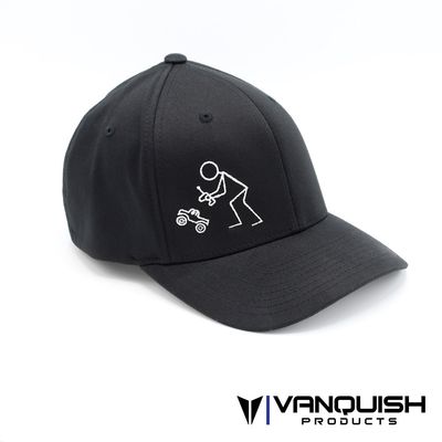 Vanquish Products Flex Fit Hat - #CompStance - L/XL - Black