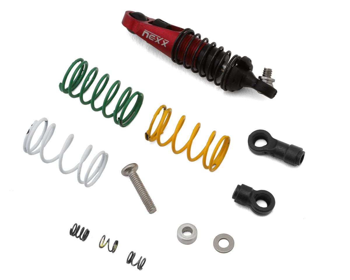 NX-USA-300-60-R NEXX Racing Mini-Z Premium Aluminum Dual Spring Oil-Filled Center Shock (Red)