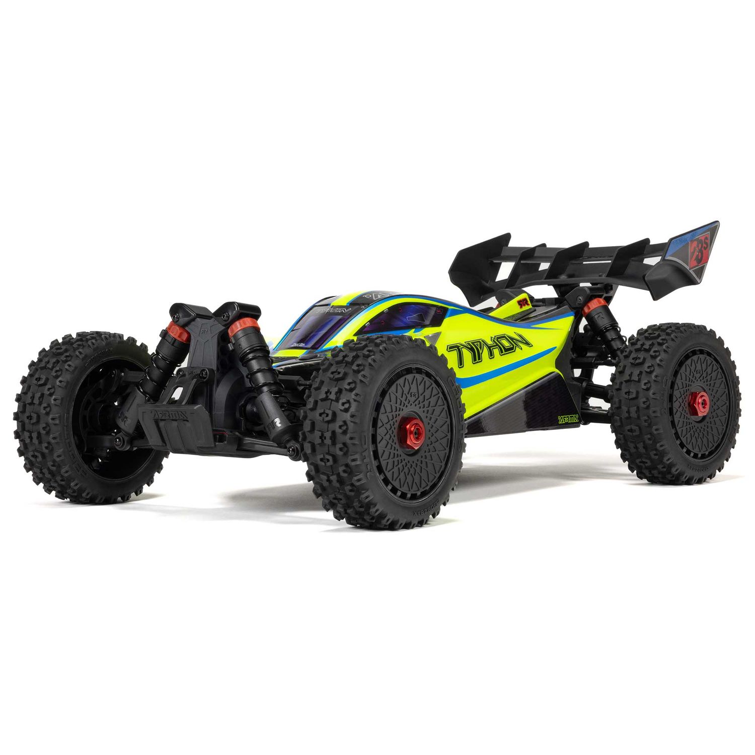ARA4306V4T2 1/8 TYPHON 4X4 223S BLX BRUSHLESS BUGGY RTR WITH DSC (Yellow)