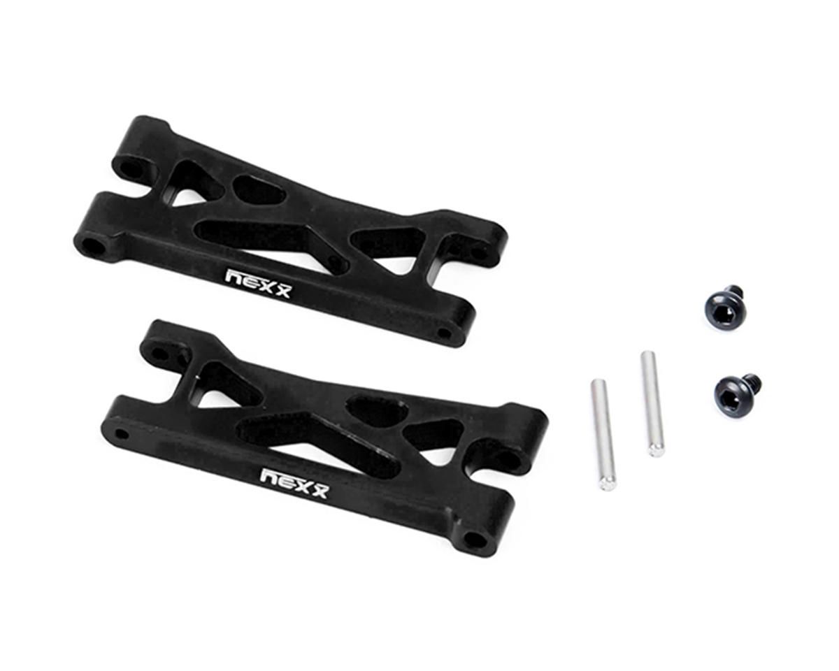 NX-461-B NEXX Racing Losi™ Micro-B Aluminum Rear Suspension Arms (Black) (2)