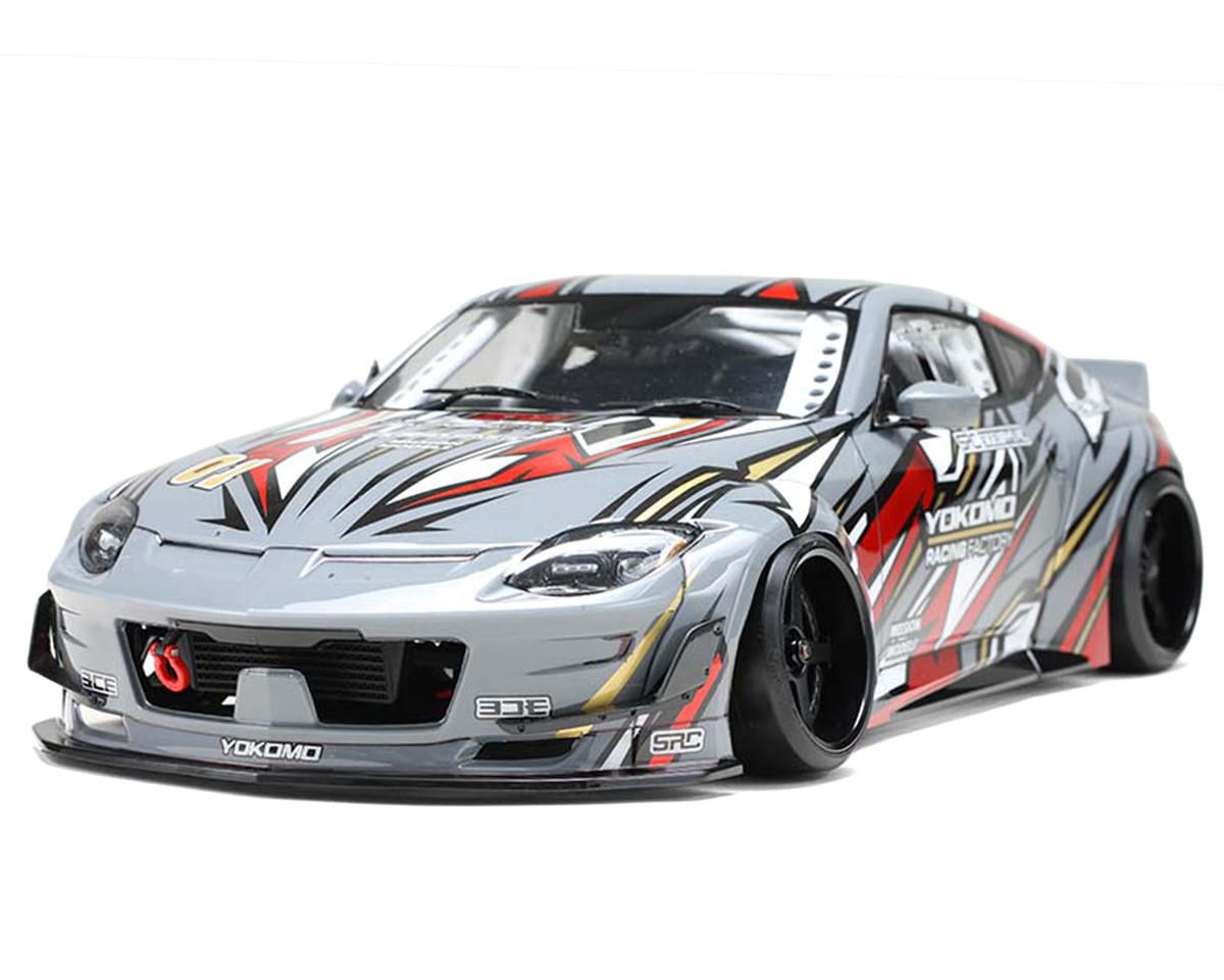 SD-RZ34B Yokomo Pandem Nissan Fairlady Z RZ34 Drift Body w/Light Bracket &amp; Spoiler (Clear)