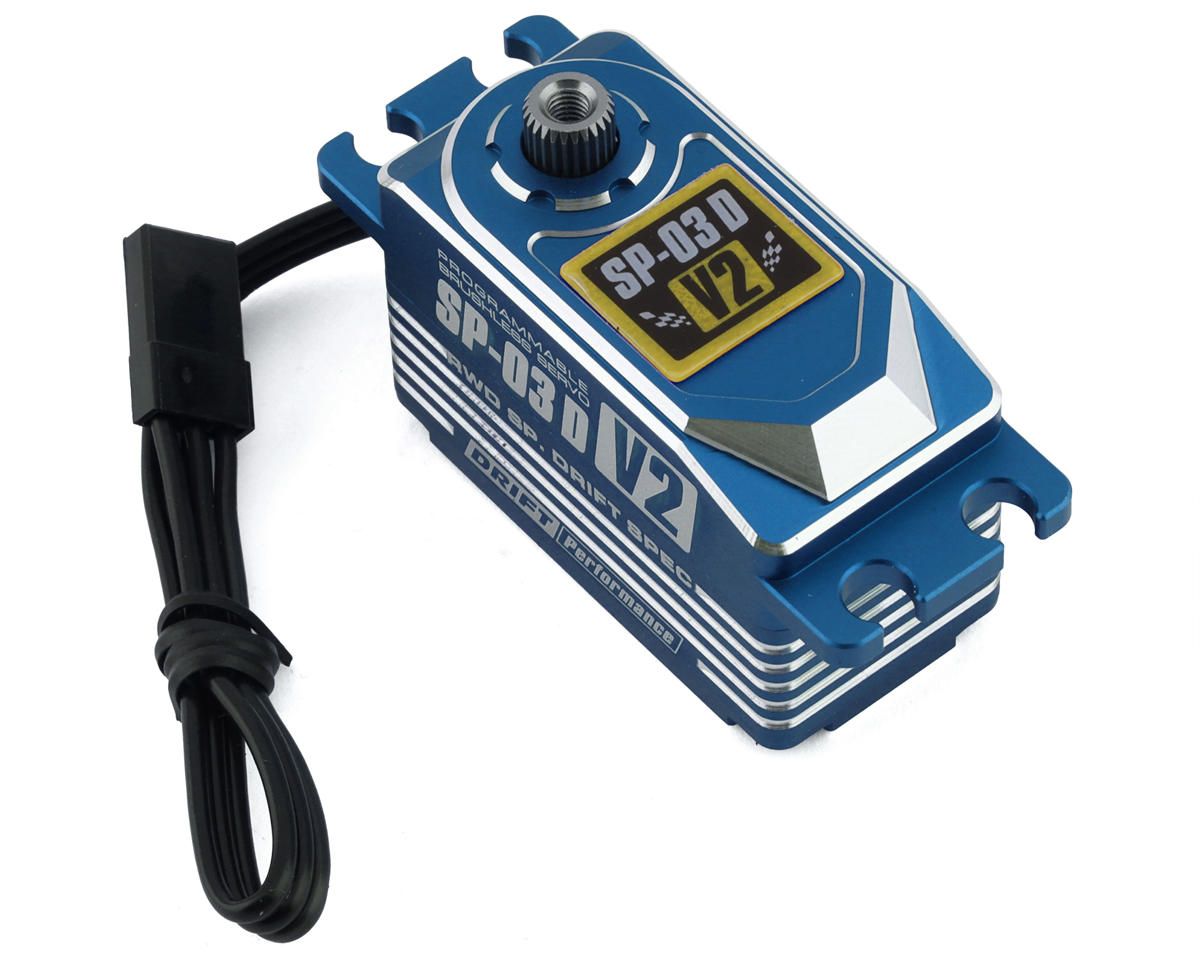 SP-03DV2BL Yokomo SP-03 D V2 Programable Brushless Drift Servo (Blue) (High Voltage)