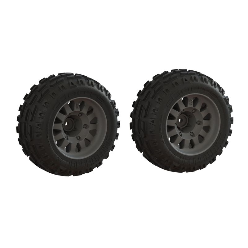 ARRMA dBoots 'Dirtrunner ST' Tire Set Glued (2)
