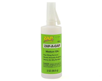 PAAPT01 ZAP A Gap CA+ Glue, 2 oz