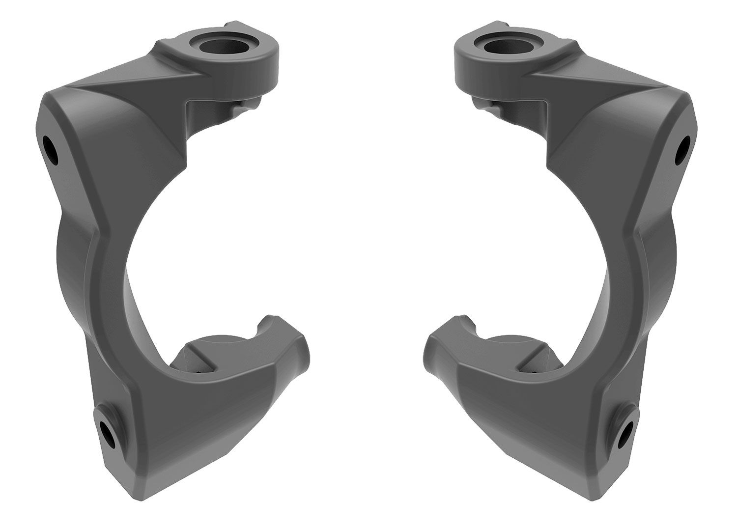 10732-GRAY CASTER BLOCKS L&amp;R GRAY