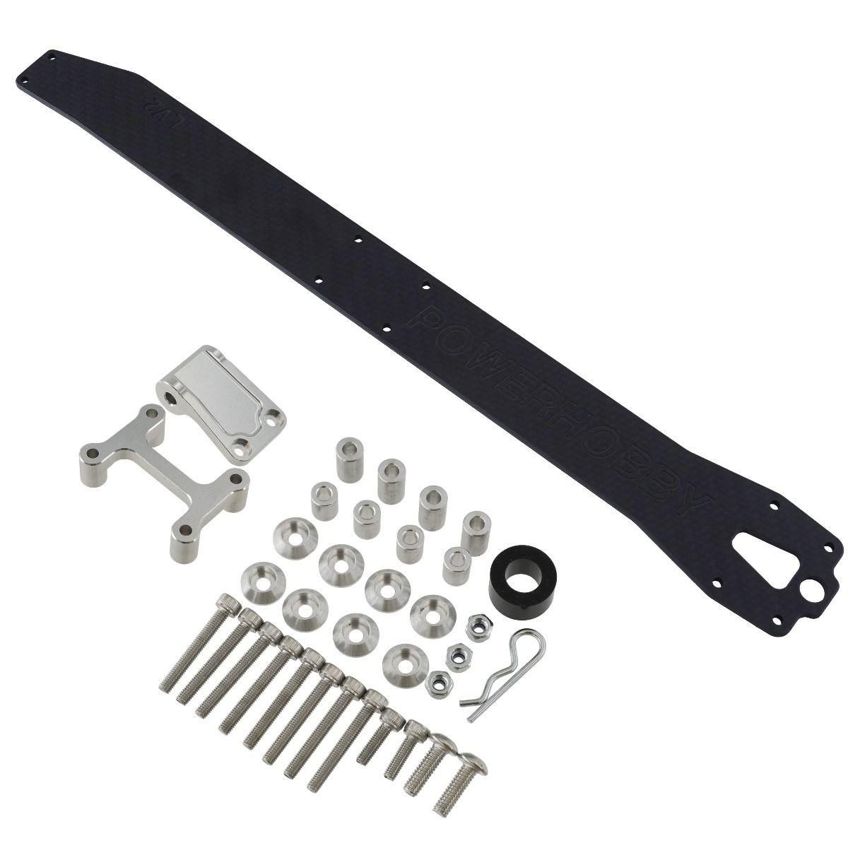 PHB6433 Powerhobby Carbon Fibre Center Top Deck Brace Arrma 6S Limitless V2