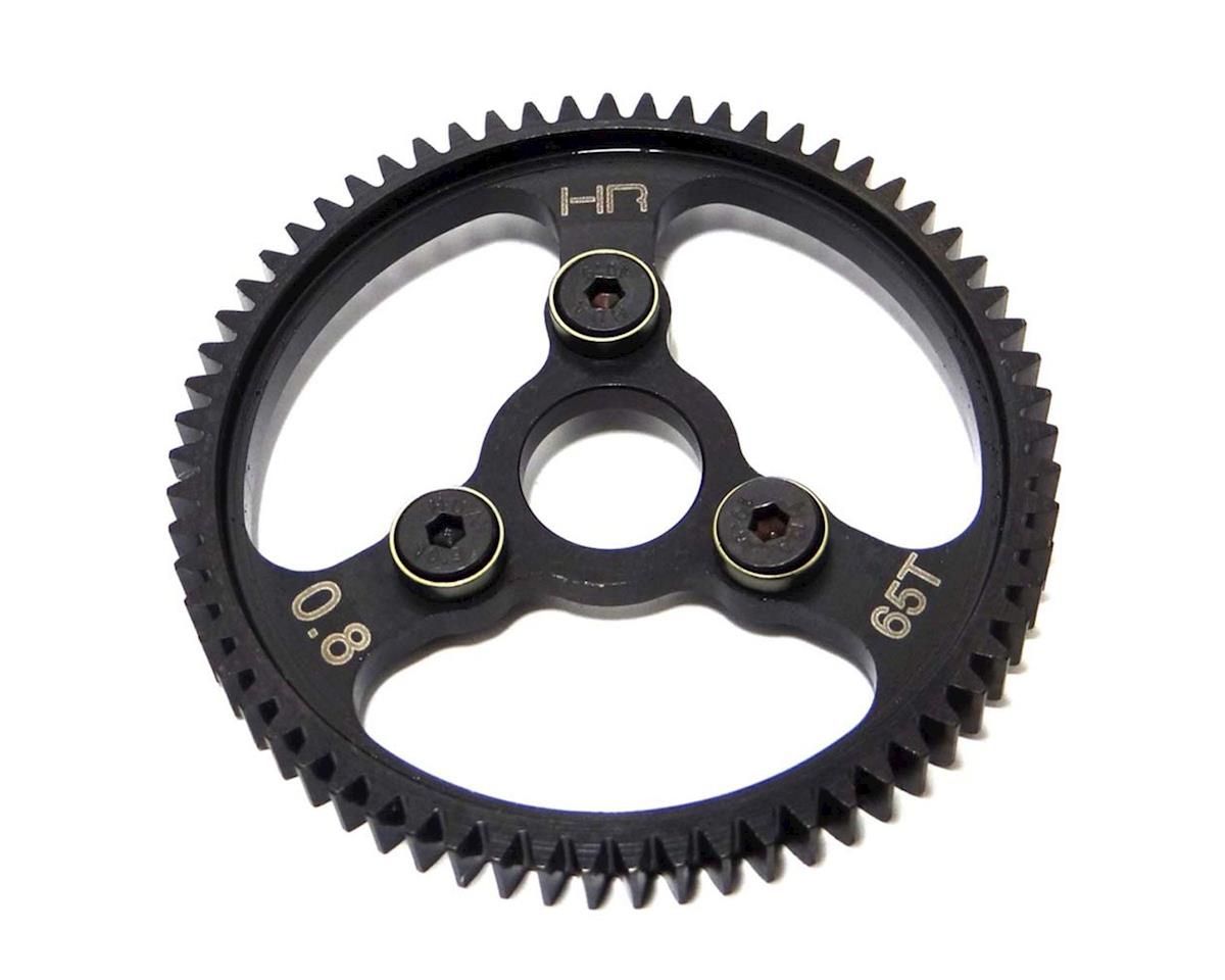 SERVO265 Hardened Steel Spur Gear 32P 65T 0.8m Black