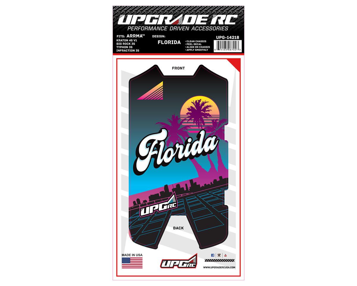 UPG-14218 Chassis Protector for Arrma® 3S (Florida) (1) (Big Rock 3S/Typhon 3S/Infraction 3S)
