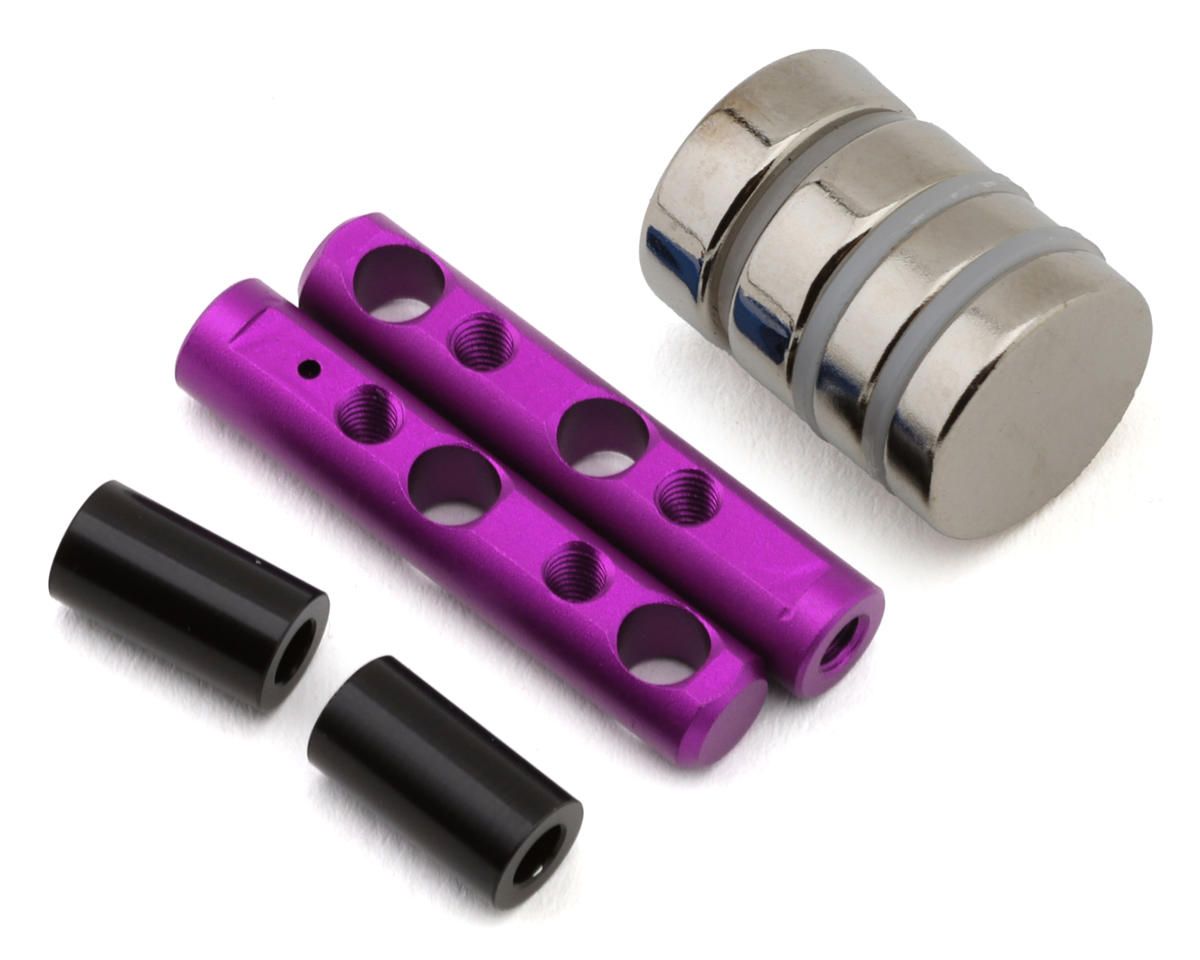ZS-016MGRP Yokomo Rear Magnetic Body Mount (Purple)