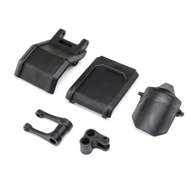 LOS264001 Pull Rod, Knuckle & Skid Plates: PM-MX Losi Pull Rod, Knuckle & Skid Plates: PM-MX/SM