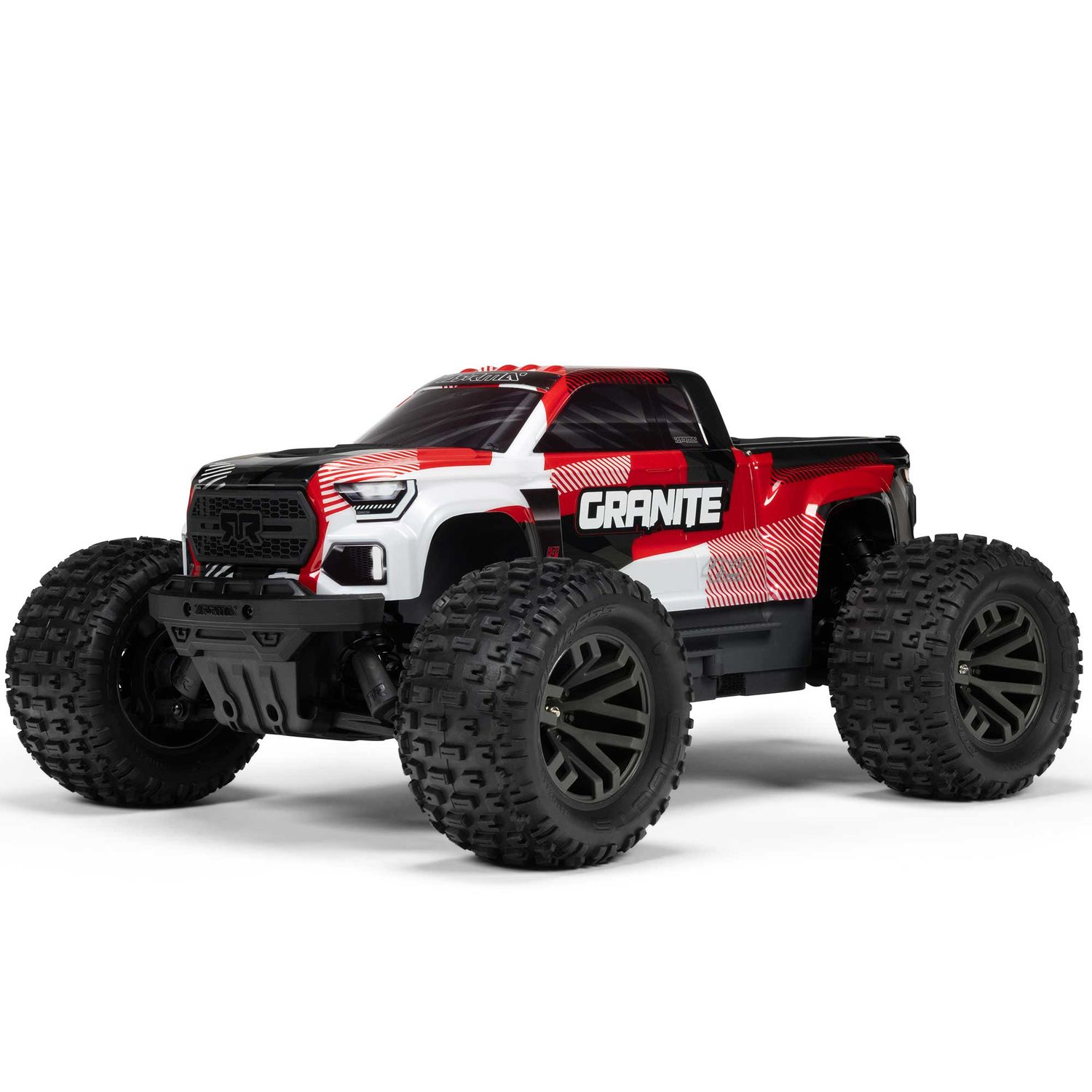 ARA4302V4T2  1/10 GRANITE 4X4 223S BLX BRUSHLESS MONSTER TRUCK RTR WITH DSC, RED