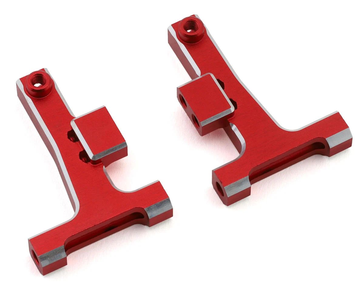 Y2-008FTR Yokomo Aluminum Front Lower T-Arm Set (Red) (2) (Short) (RD/SD)