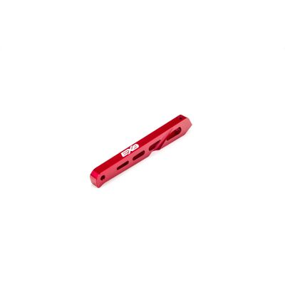 ARA320566 Rear Center Chassis Brace Aluminum 87mm Red ARRMA Rear Center Aluminum Chassis Brace, 87mm Red: EXB