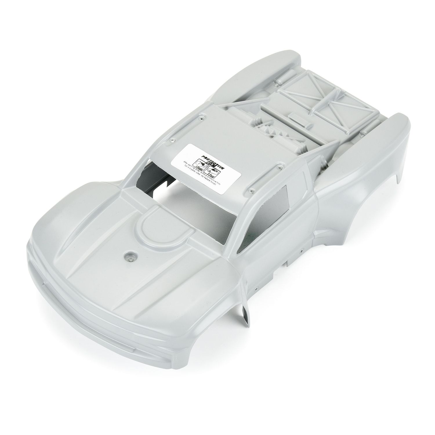 PRO367514 Pre-Cut 2019 Chevy Silverado Trophy Truck Tough-Color Gray Body for Arrma Mojave Grom