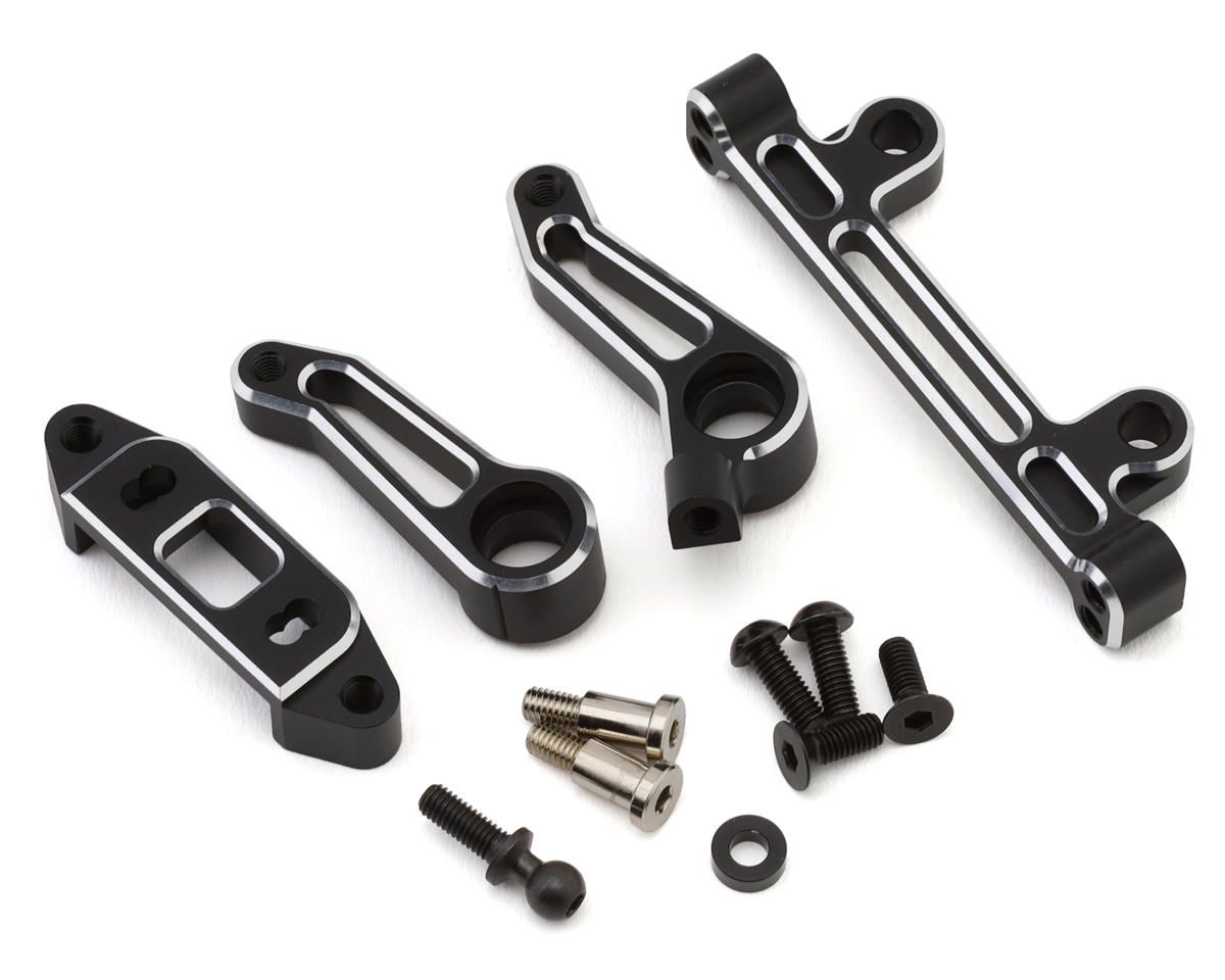 RD-202A Yokomo RD2.0 Chamfered Aluminum Steering Bell Crank Assembly (Black)