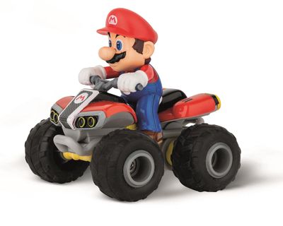 Carrera Nintendo® Mario Kart™ 1/40 Micro Mario® RTR Quad w/2.4GHz Radio, Battery &amp; Charger