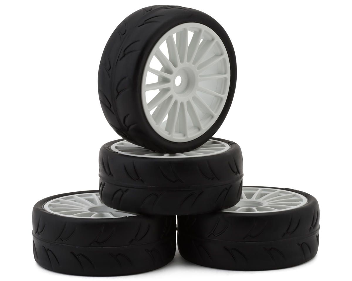 WL-0172WH Yeah Racing Zero-Max S01 1/10 Touring Car Pre-Mount w/12mm Hex (4) (Street Compound)