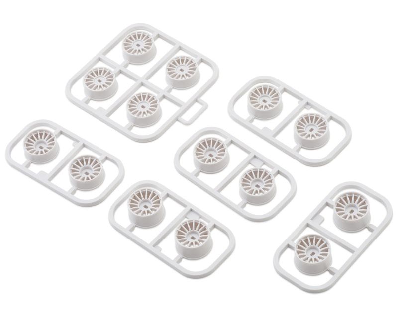 MDH100WB Kyosho Mini-Z AWD Multi Spoke Wheel (14) (0/+1.5/+2.5/+3.5 Offsets) (White)