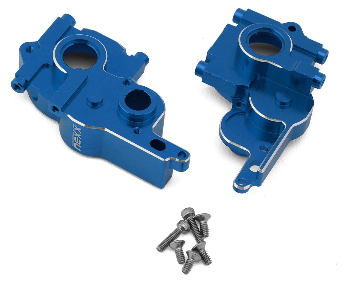 NX-488-BL NEXX Racing Losi® Micro-B™ Aluminum Transmission Gear Box (Blue)
