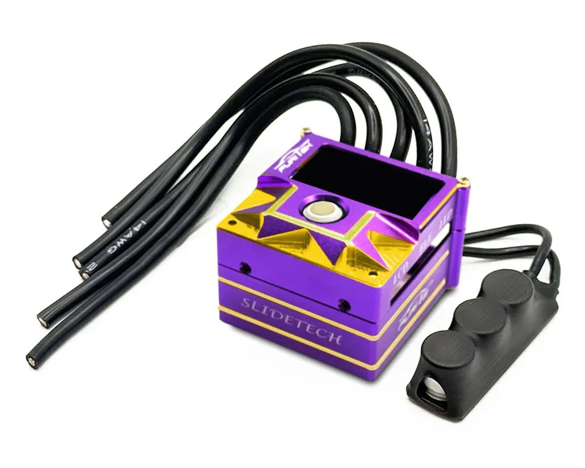 FUR-2651 Furitek SlideTech Drift &amp; Stock 1/10 Sensored ESC w/OLED Display Royal Purple Edition