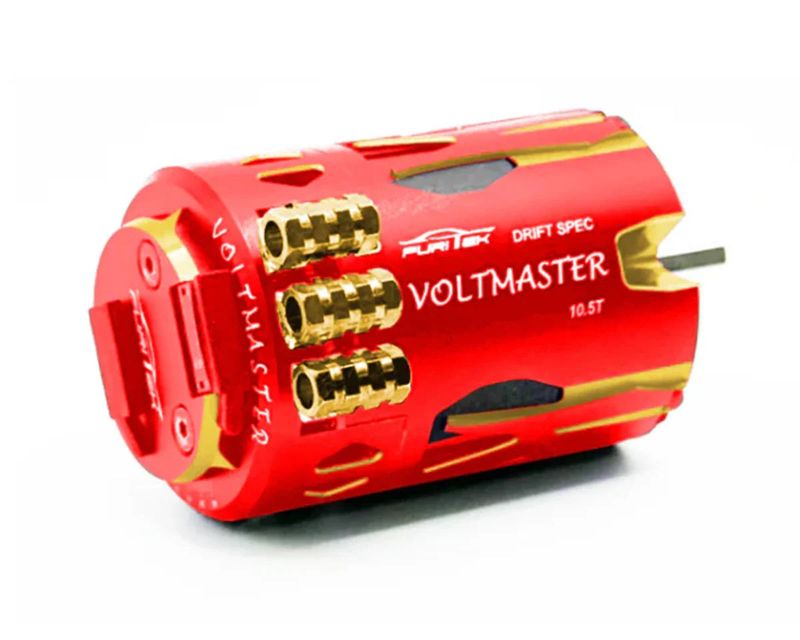 FUR-2655 Furitek Voltmaster Sensored Brushless Drift Motor (10.5T) Crimson Gold Edition