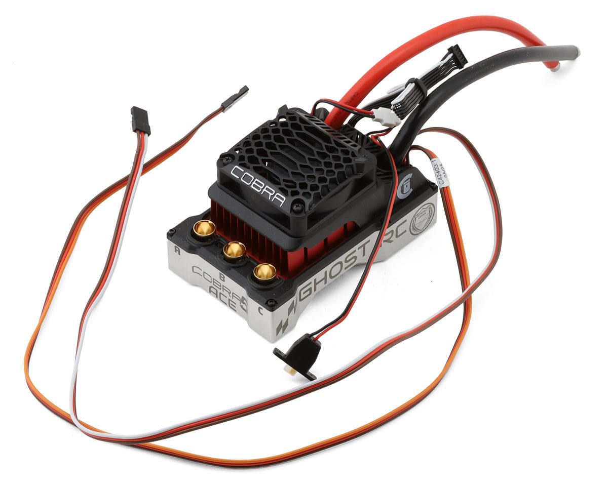 020-0287-00 Ghost RC Cobra 5 ACE 1/7th Drag/Speed Run Brushless Sensored ESC (3-8s)
