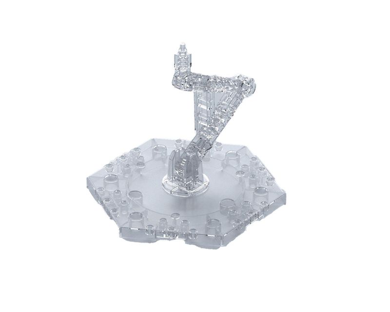 Bandai Action Base 5 Display Stand (Clear) For Gundam Model Kits