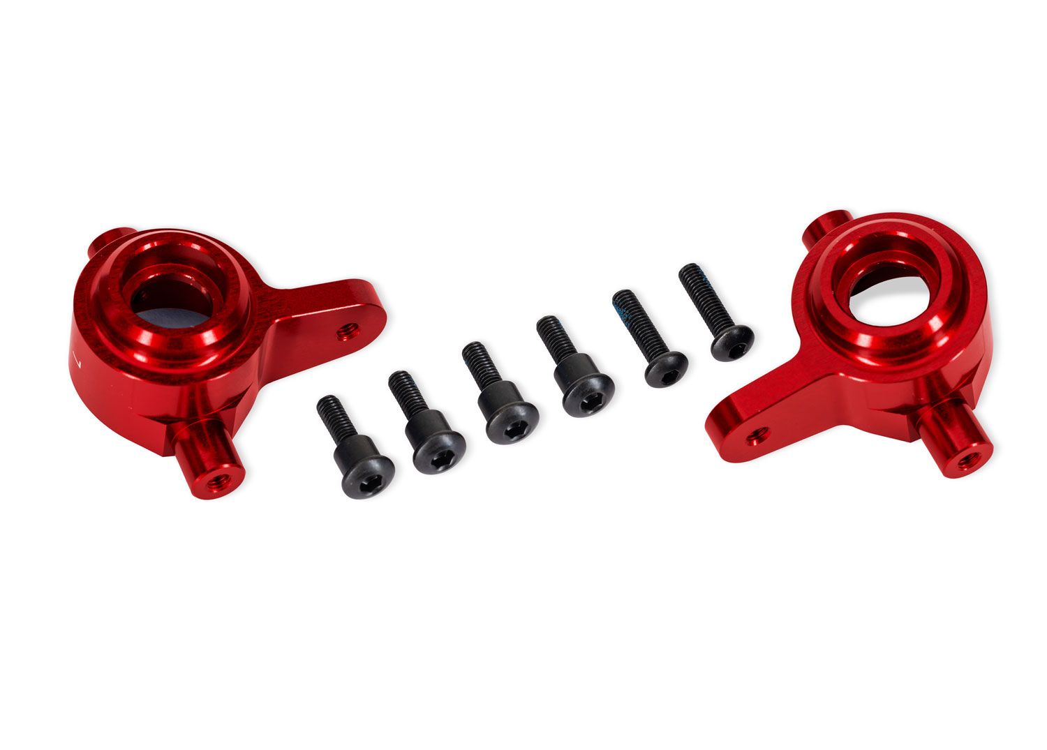 9064-RED Red Aluminum Steering Blocks (L&amp;R)