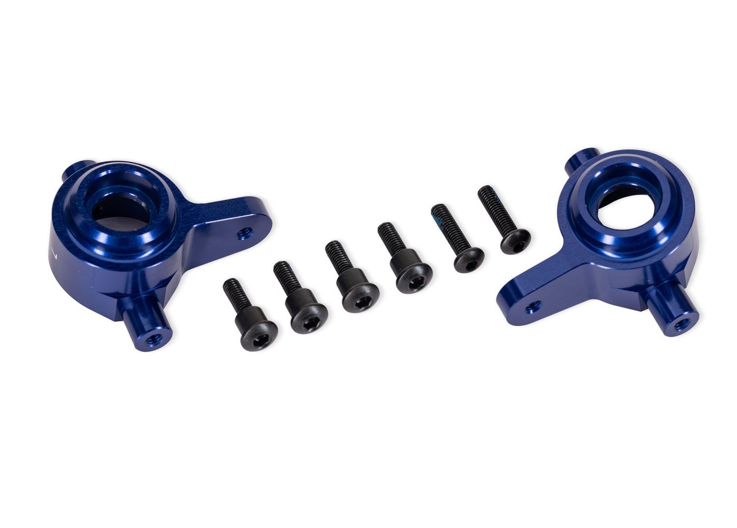 9064-BLUE Blue Aluminum Steering Blocks (L&amp;R)