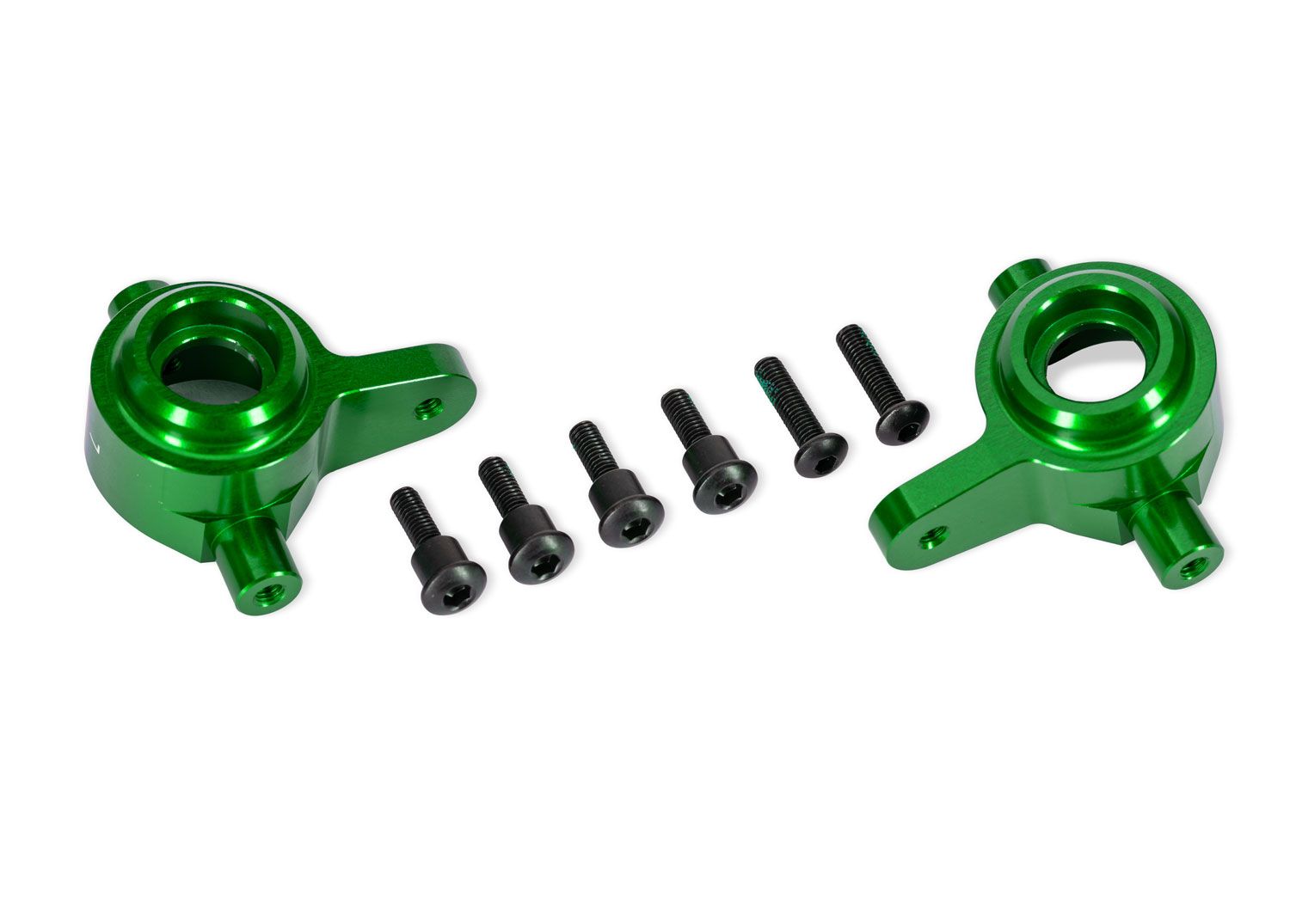 9064-GRN Green Aluminum Steering Blocks (L&amp;R)