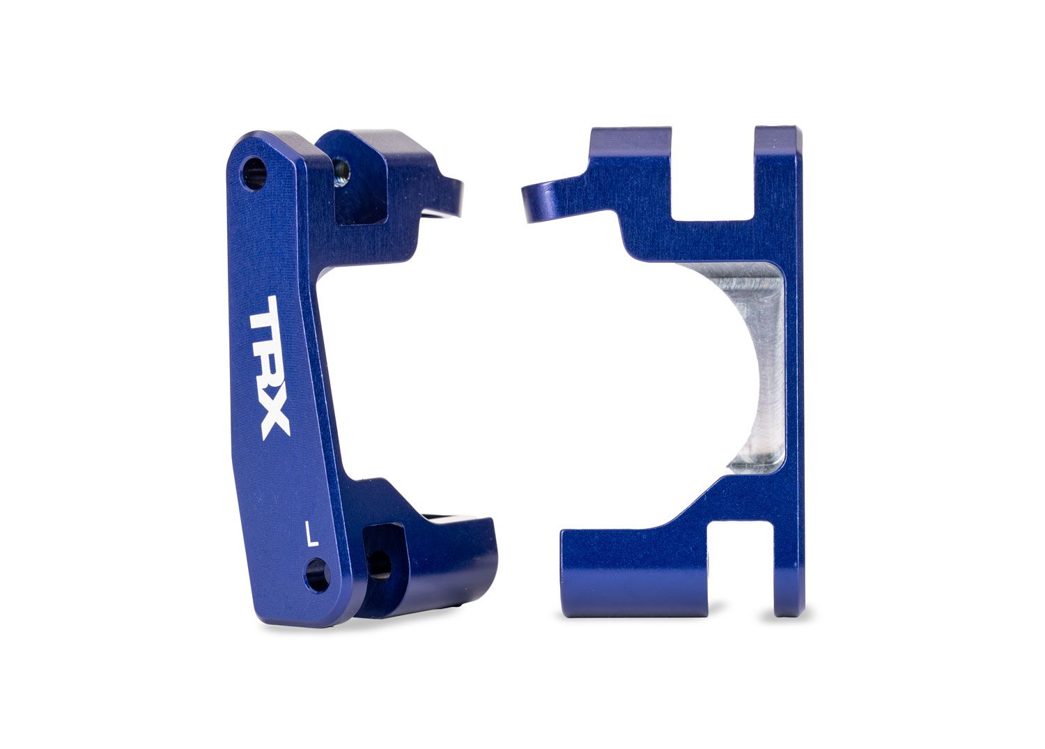 9063-BLUE Blue Aluminum Caster Blocks (L&amp;R)