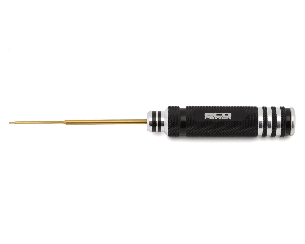 EcoPower Titanium Nitride Coated Hex Driver w/Aluminum Handle (0.9mm)