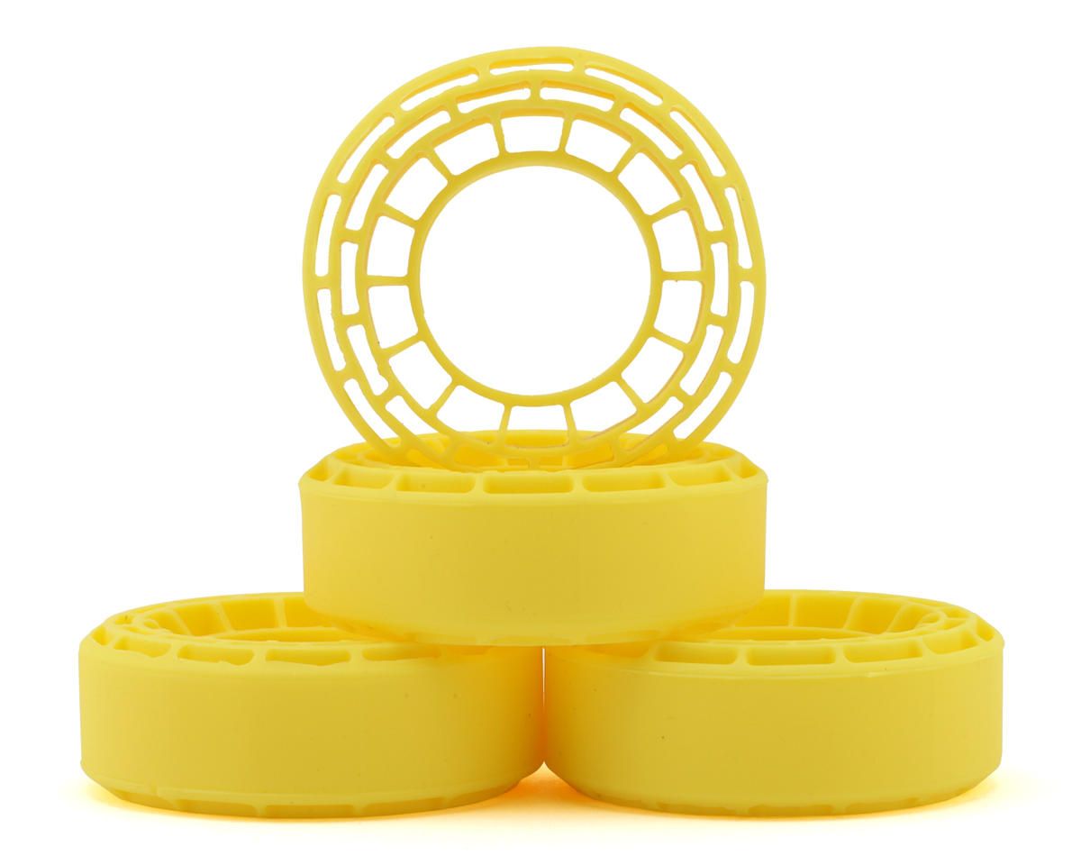 DGT-1056YE Injora 1.0" Micro Crawler Tires Silicone Rubber Inserts (56-58mm) (Super Soft)