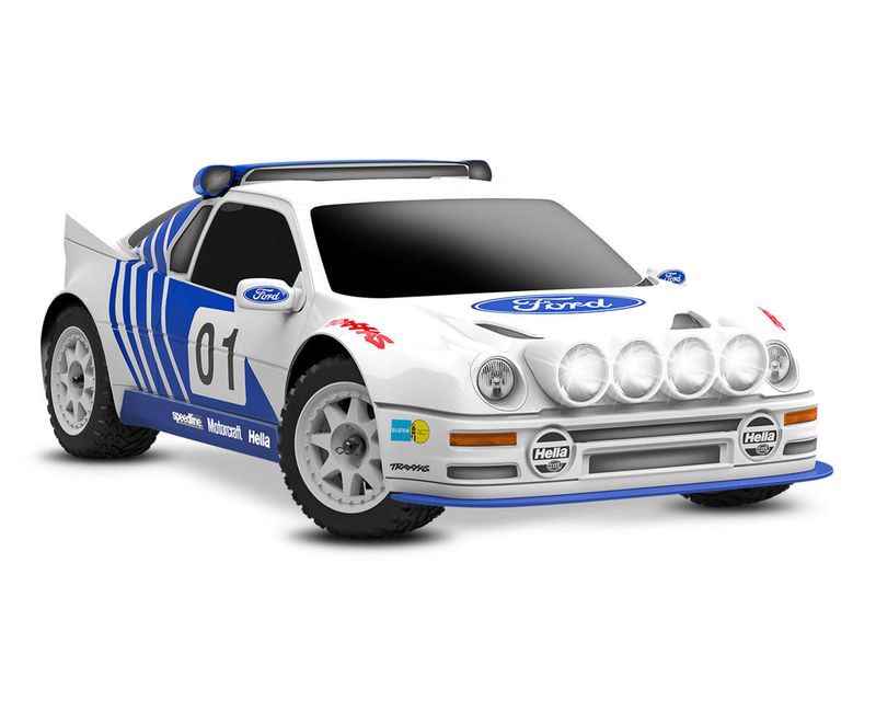 Traxxas WHITE Mini Rally VXL Ford RS200