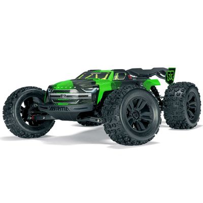 ARA8608V6T3 1/8 KRATON 4X4 6S BLX BRUSHLESS V6 SPEED TRUCK RTR (Green/Black)