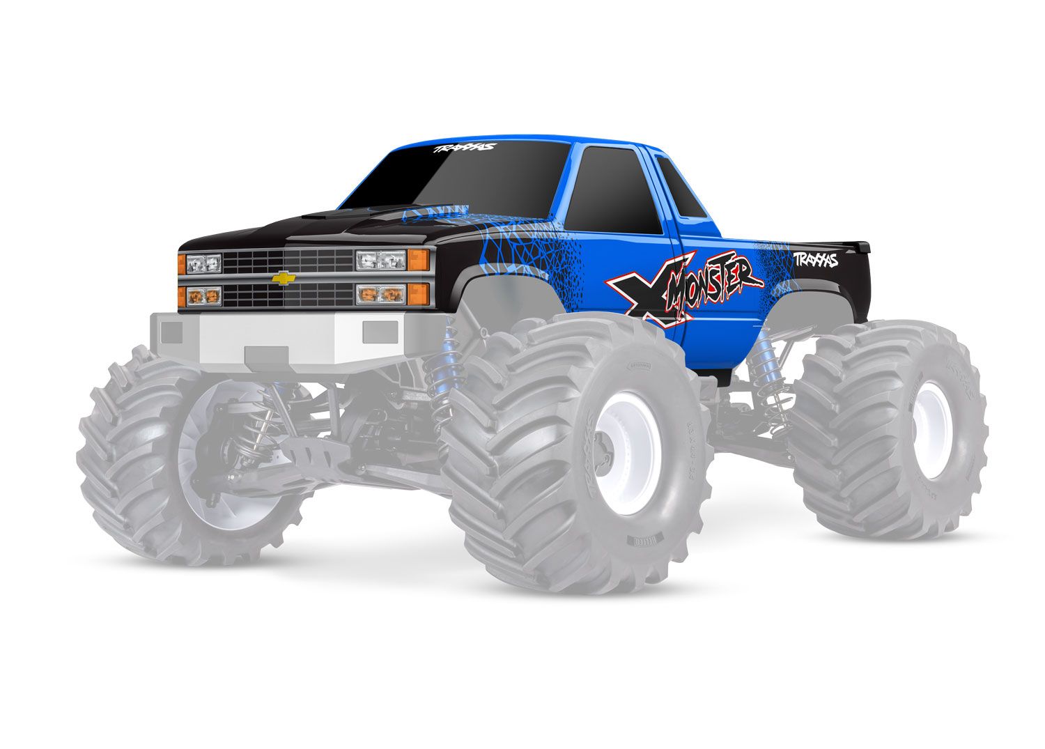 7697-BLUE Blue X-Monster Chevrolet GMT400 CK Truck Body