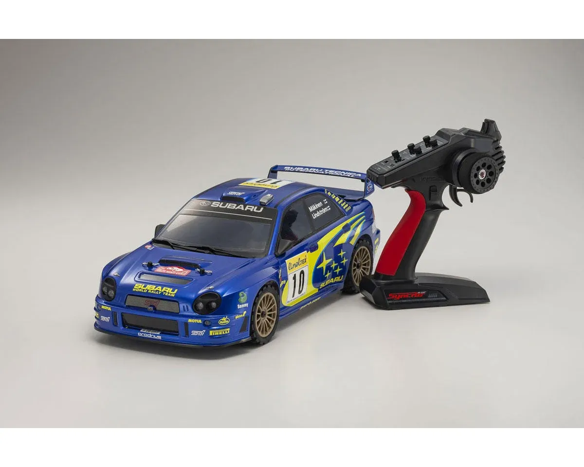 KYO34481T1 Kyosho Fazer Mk2 FZ02-R 2002 Subaru Impreza STI WRC 1/10 Electric RTR
