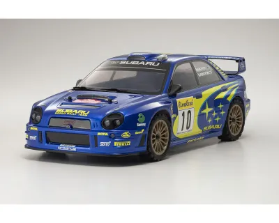 KYO34481T1 Kyosho Fazer Mk2 FZ02-R 2002 Subaru Impreza STI WRC 1/10 Electric RTR
