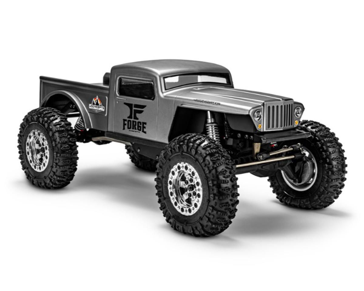 0666  JConcepts The Forge 1/10 Rock Crawler Body (Clear) (12.3") (Pre-Trimmed) w/Bed